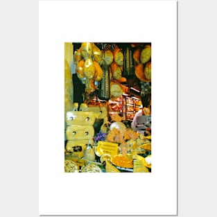 Salumi Shop Window in Pavia, Italy (Salumeria) Posters and Art